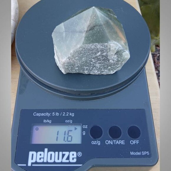 ❤️ green AVENTURINE crystal rock mineral point : calmness PROSPERITY chakra - Picture 6 of 6